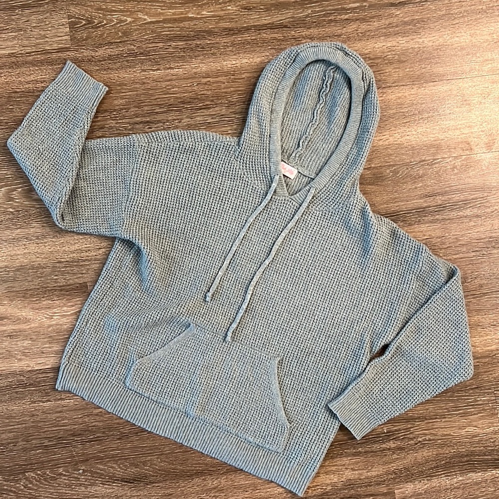 Green Pink Lily Hoodie